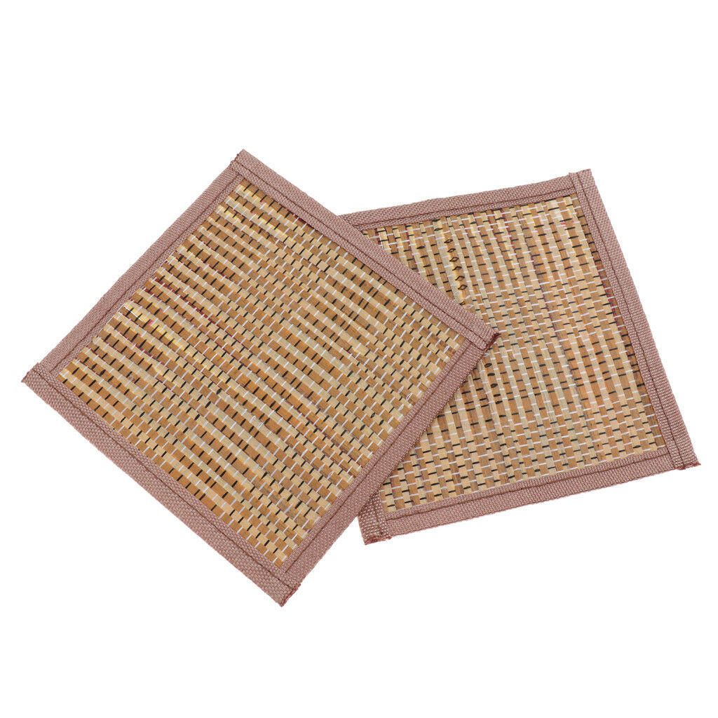 2Pack Chinchilla Hamster Cooling Mat Pad Bamboo Summer Small Animal Cold Bed