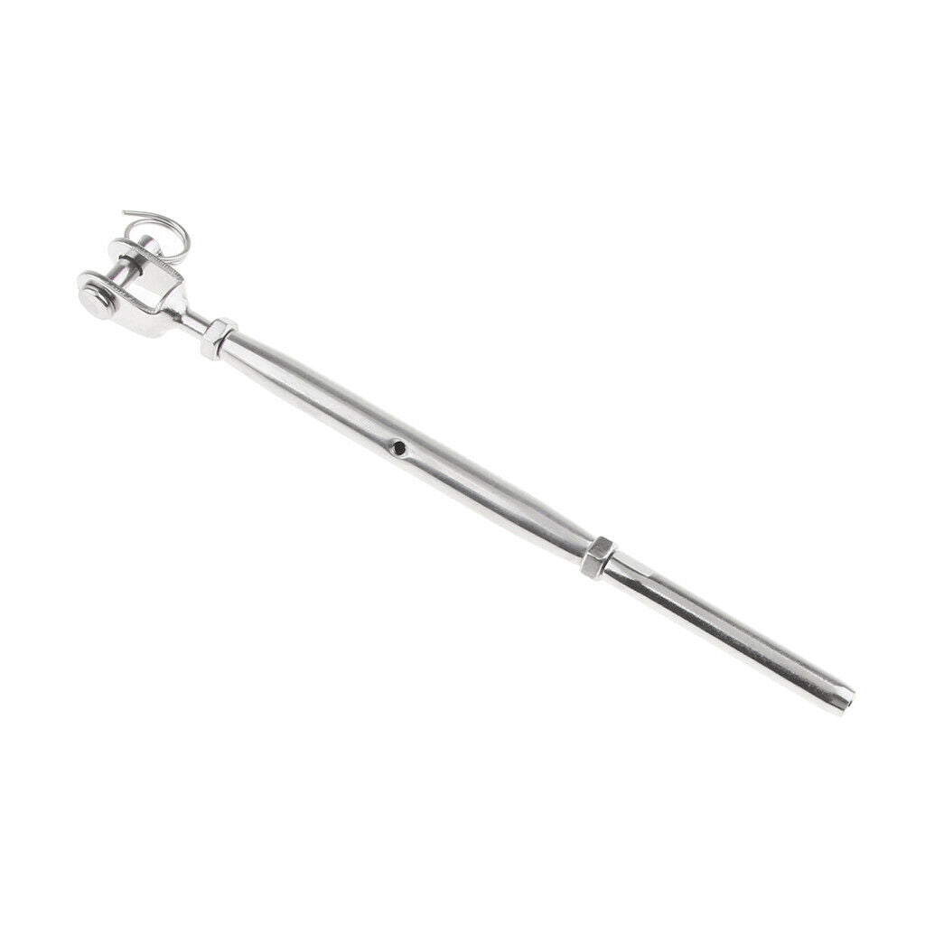 Stainless Turnbuckle Hand Swage Tensioner Cable Railing with Lag Screw M5