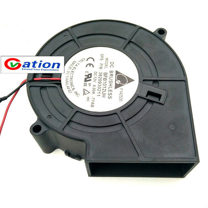 For Delta BFB1012UH 12V 6A high-power DC blower Large volume turbine cooling fan