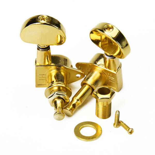 Set 6pcs Guitar String Tuning Pegs Tuners Machine Heads 3Left+3Right Golden