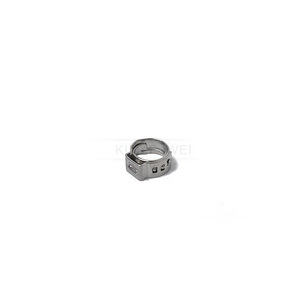 90pcs Stainless Steel Single Ear Hose Clamps Fuel Air Pipe O-Clips 12 Size Kits