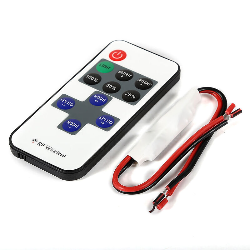 12V Wireless Remote Switch Controller Dimmer Mini LED Strip Light EB.l8