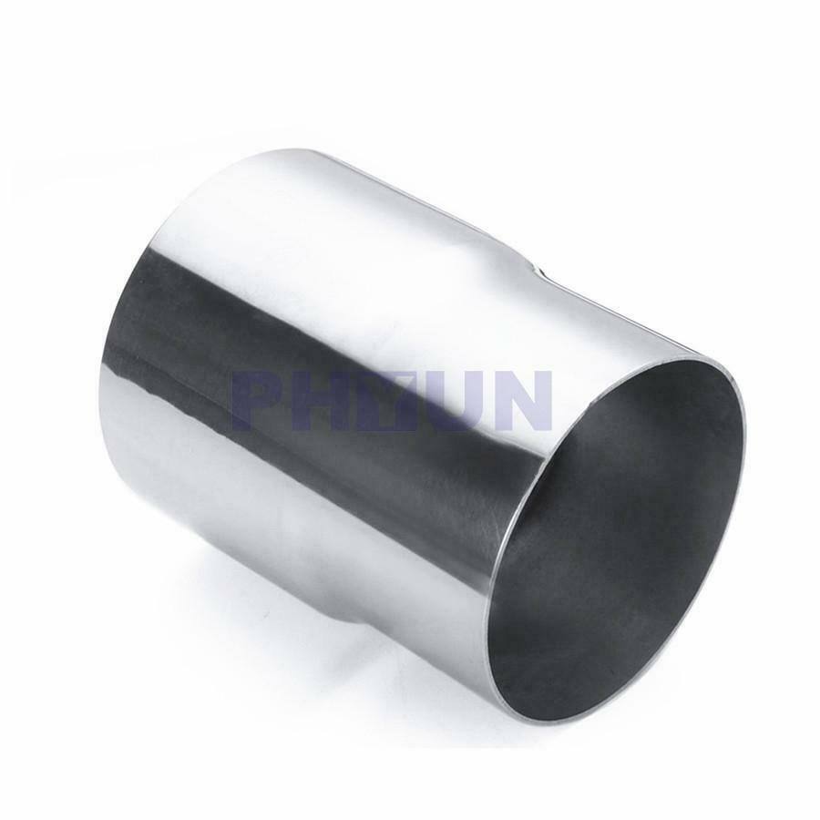 Car Chrome Stainless Steel Exhaust Pipe Adapter Reducer Connector 2.75" to 3" ID