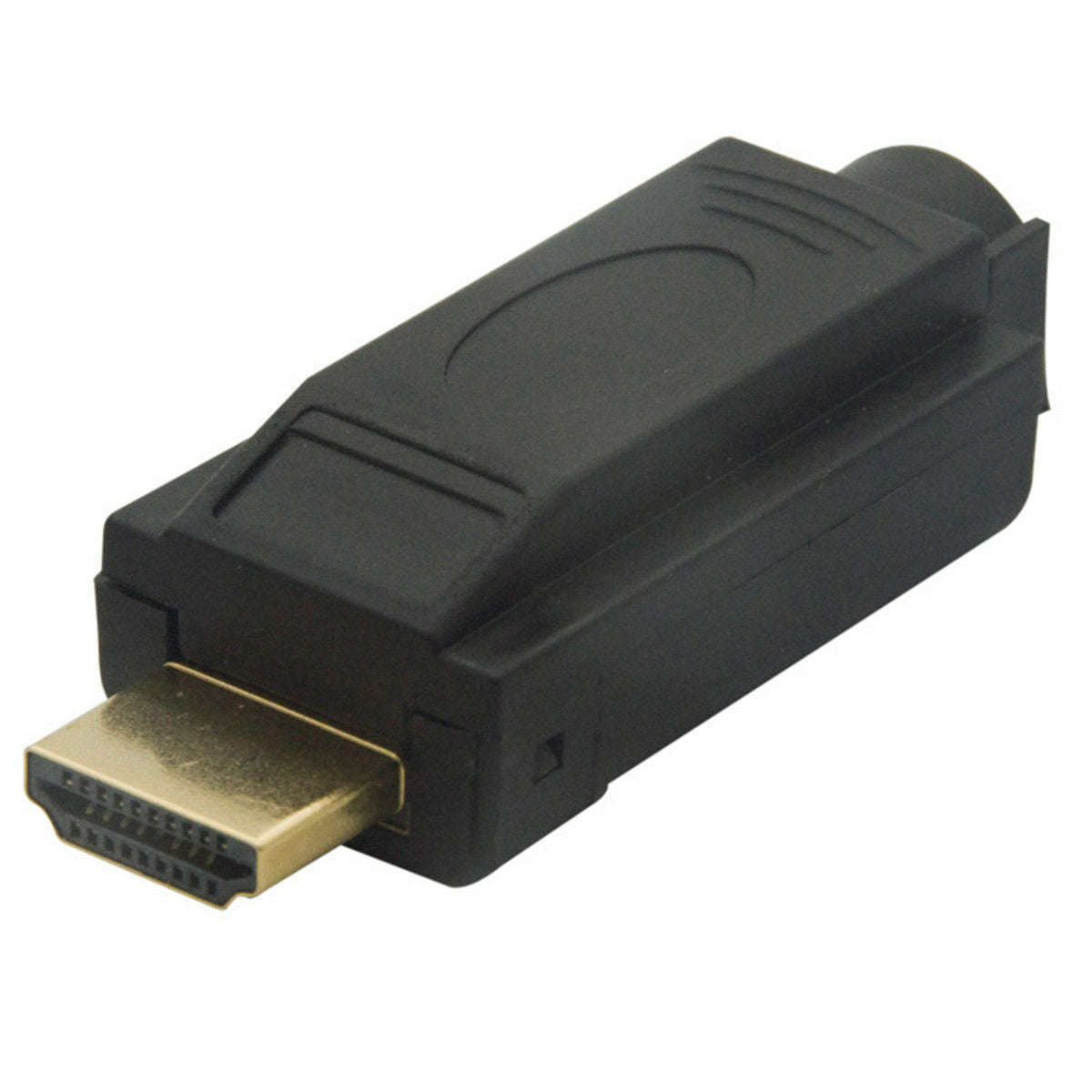 HDMI 19P Plug Breakout Terminals Solderless Connector With Black Cover Male l