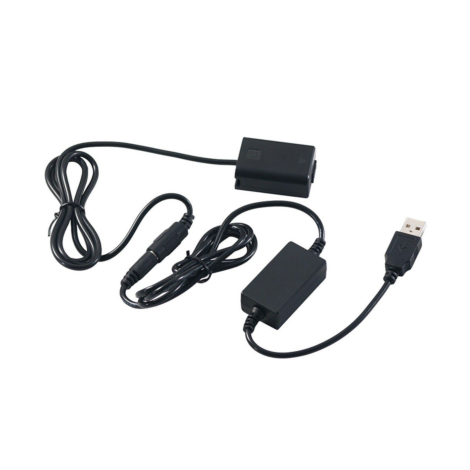 USB Cable DC Coupler for NP-FW50 Battery Dummy Battery fits Sony Spare Parts
