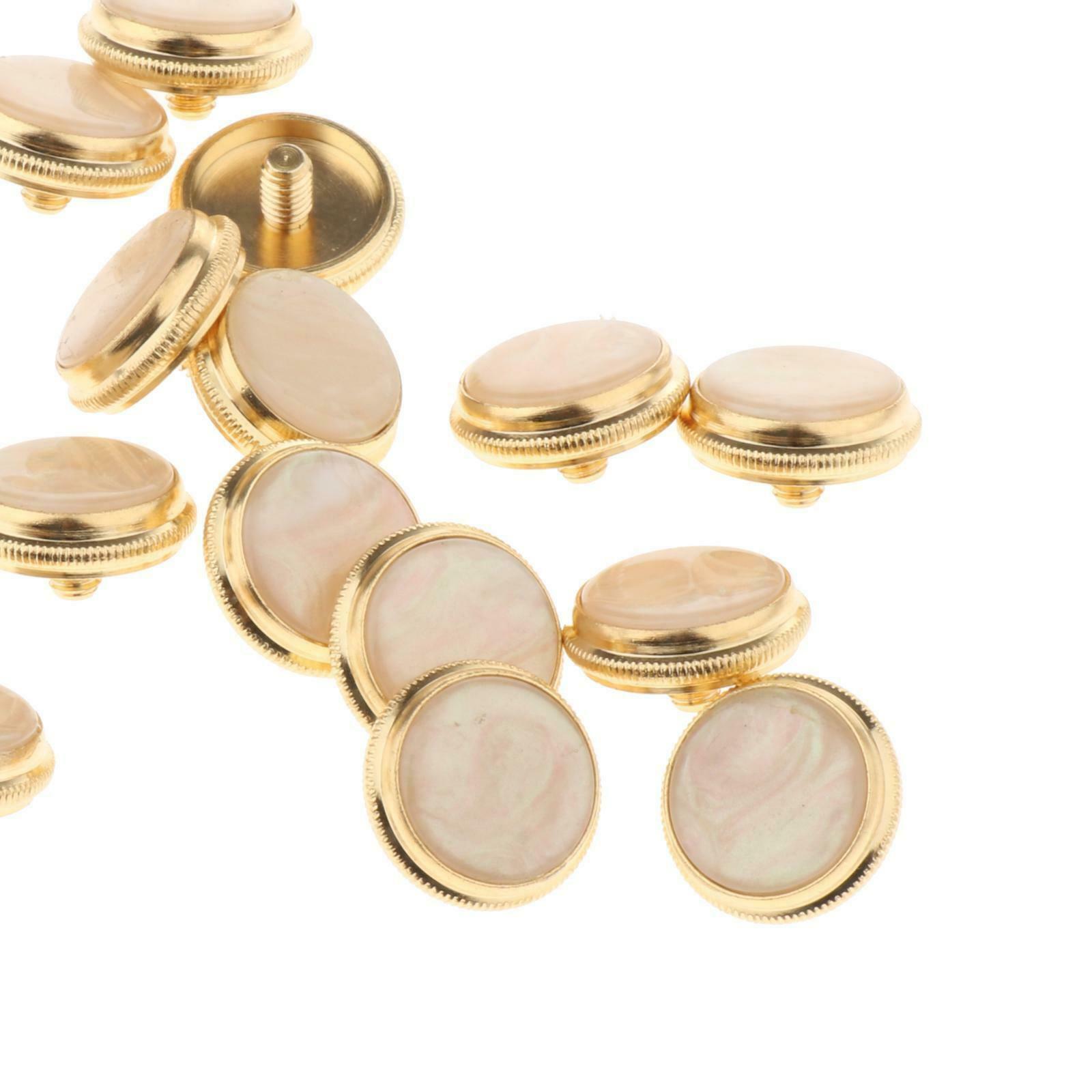15pcs Trumpet Valve Finger Buttons Beautiful Trumpet Cover Repairing Buttons