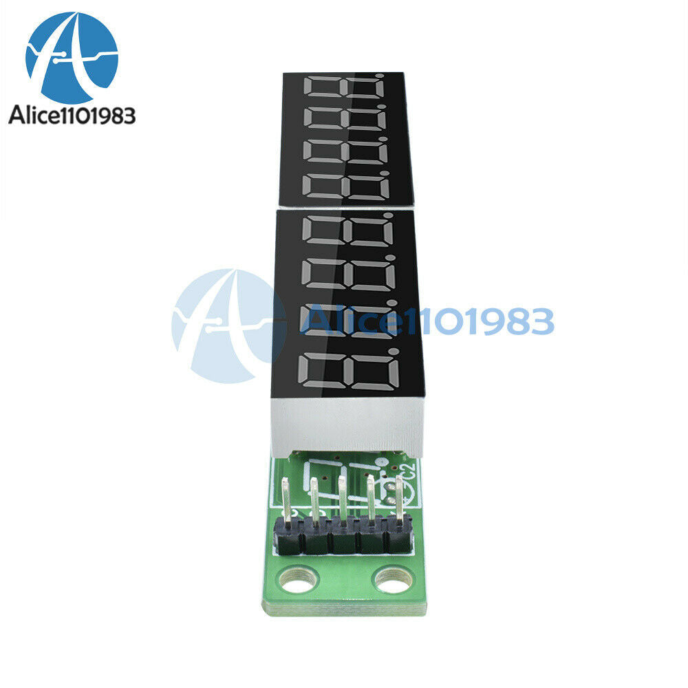 5PCS MAX7219 CWG 8-Digit Digital Tube Display Control Module Red for arduino