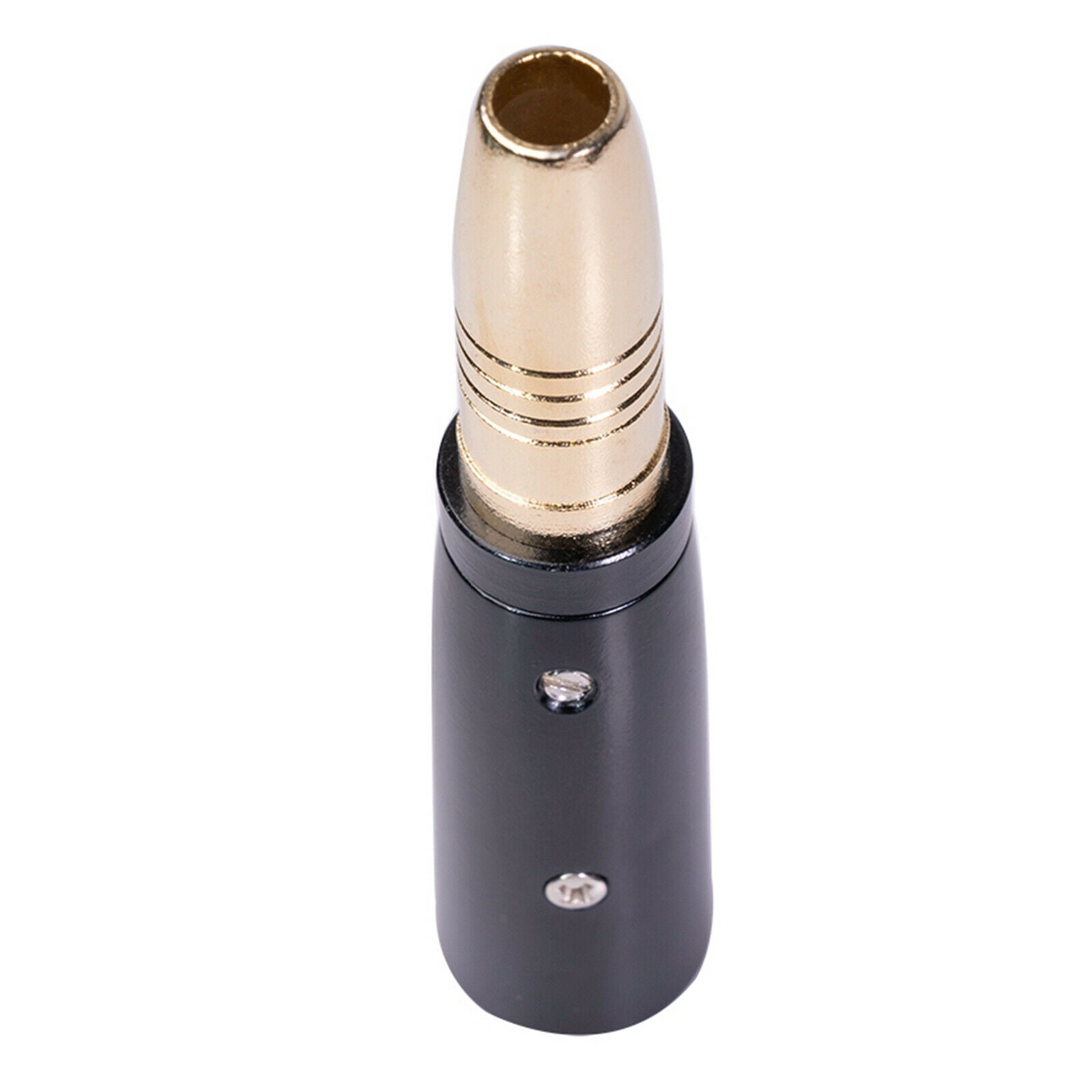 2x Zinc Alloy to 1/4 6.35mm Female Plug Stereo Audio Microphone Connector