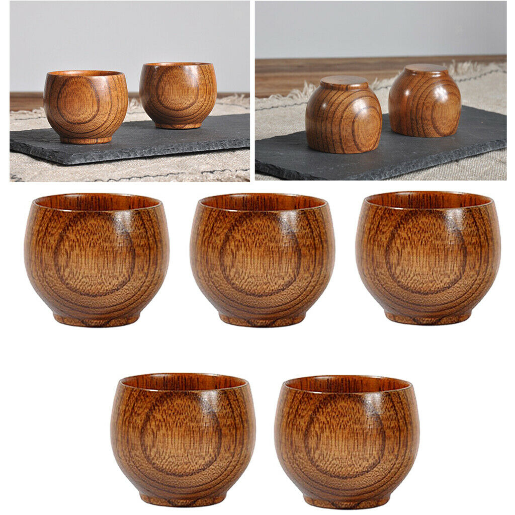 Natural Solid Wooden Cup,handmade Japanese Style Wood Cup,Wooden Portable Cup