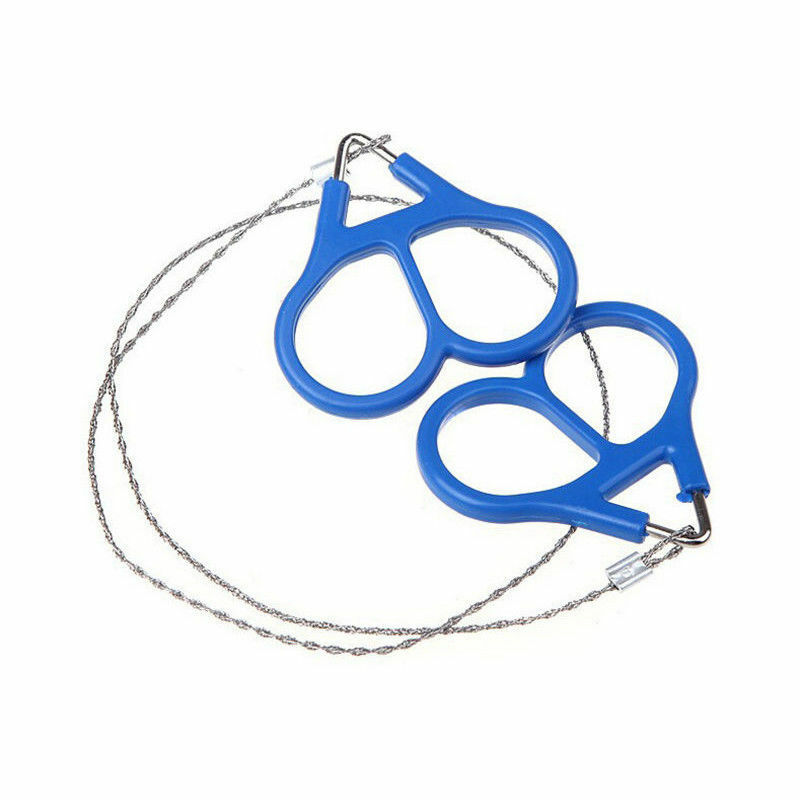 Outdoor Life Saving Wire Saw Stainless Steel Portable Rope Survival Camping Saws