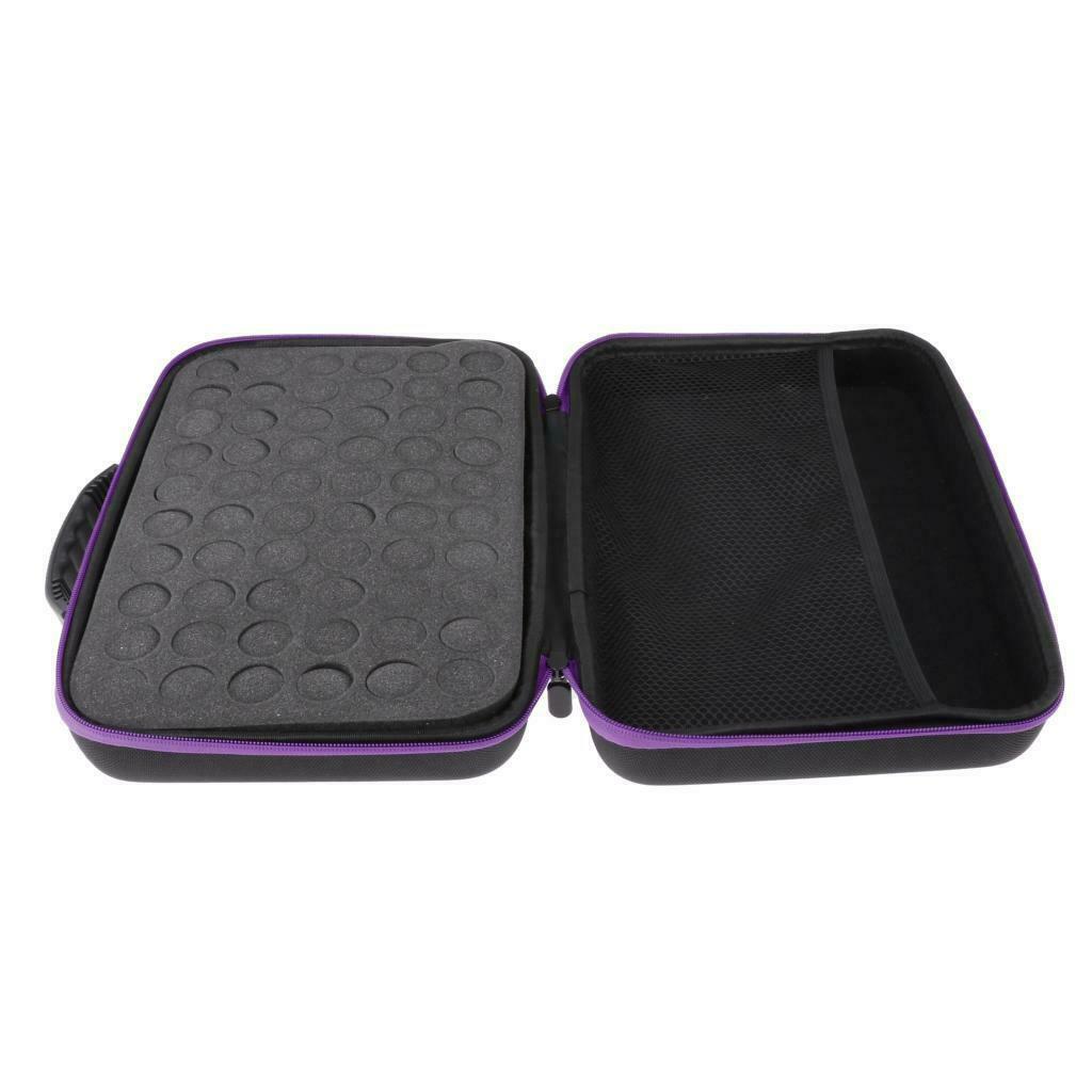 Pack of 2 60 Bottles Essential Oil Carry Case Organizer Aromatherapy Oil Bag