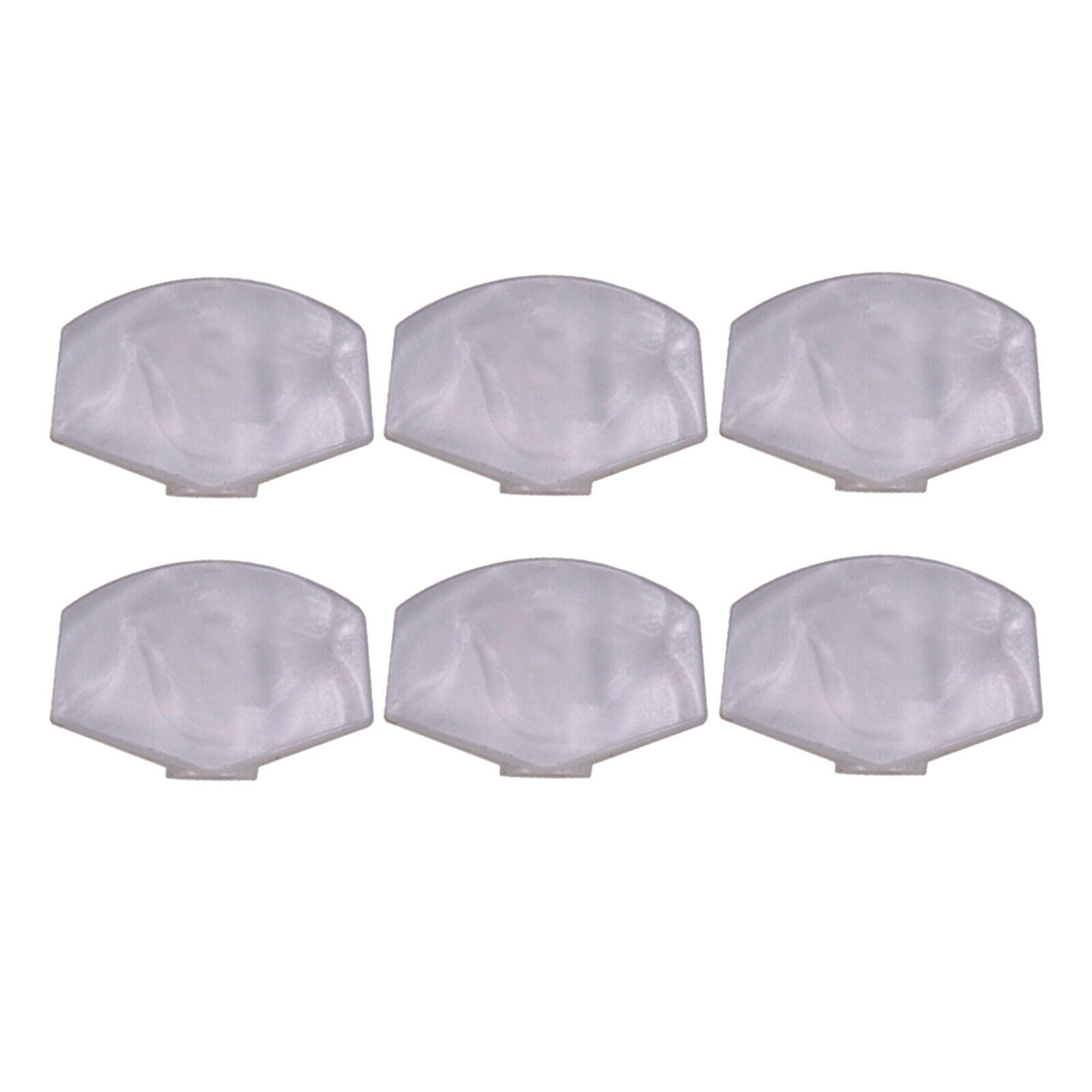 Set of 6 plastic guitars with joystick adjustment knob