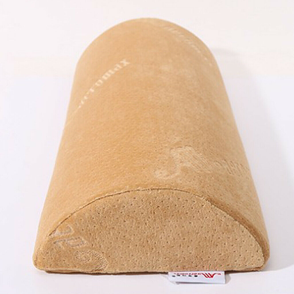 Soft Portable Memory Foam Back Cushion Leg Pillow Office Chair  Brown