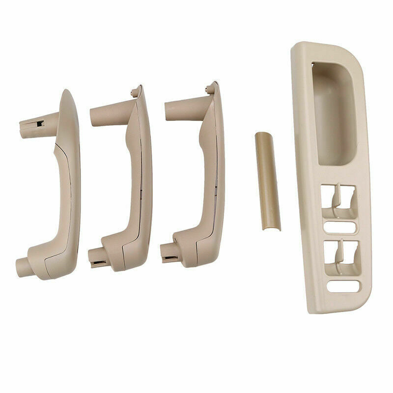 Beige Window Control Switch Panel & Door Handle Set for VW Passat B5 1996-2005