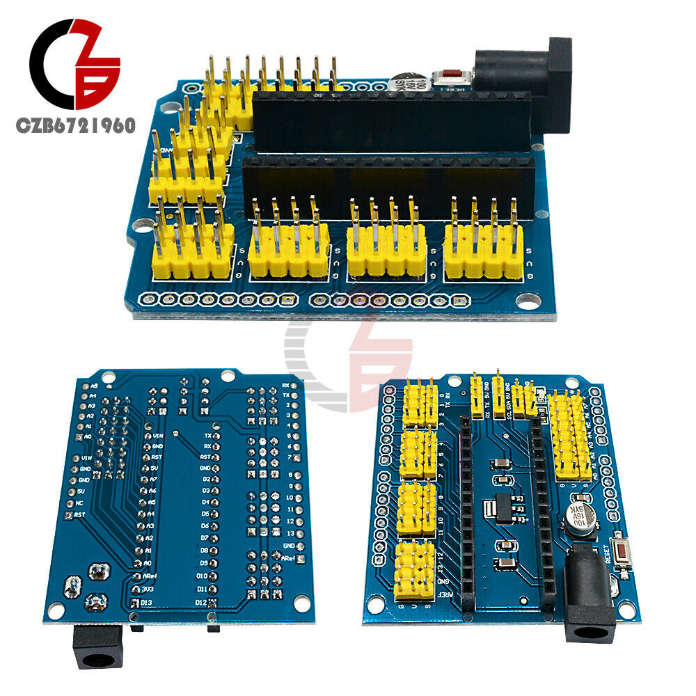 5PCS Arduino Nano I/O Expansion Shield V2.x/3.x Controller Pinboard Board Module