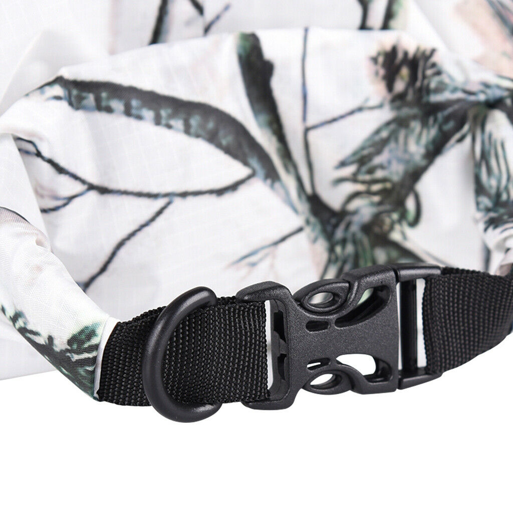 Waterproof Dry Bag Sack Pouch For Kayak Fishing Swimming Canoe Rafting - Snow