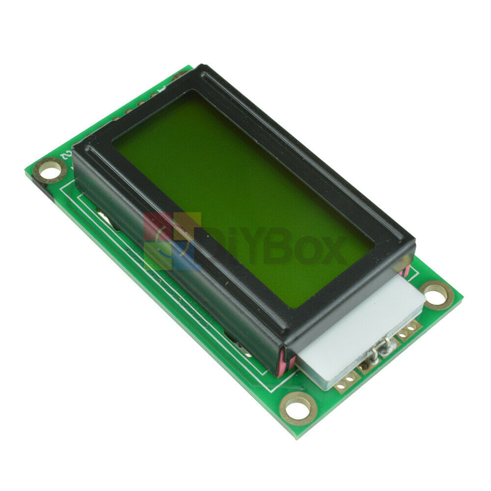 0802 LCD 8x2 Character LCD Display Module Yellow Backlight For Arduino Raspberry