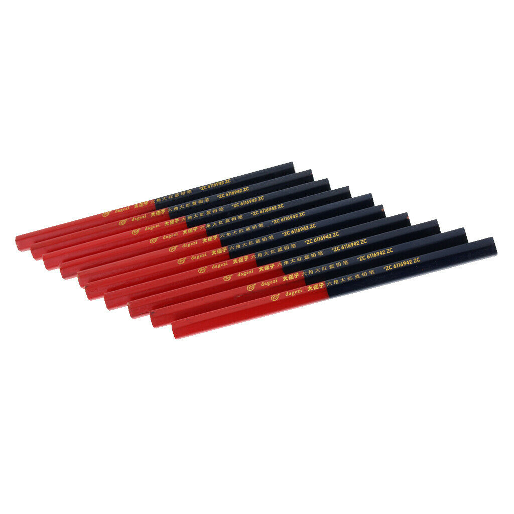 Carpenter Pencil DIY Office Supplies Wooden Pencil 10 Pieces Practicality