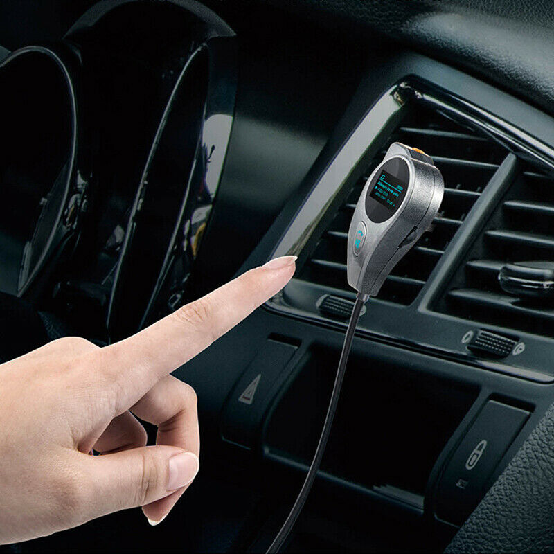 Car SUV FM Transmitter Modulator Wireless Bluetooth Radio MP3 Player USB TF Card