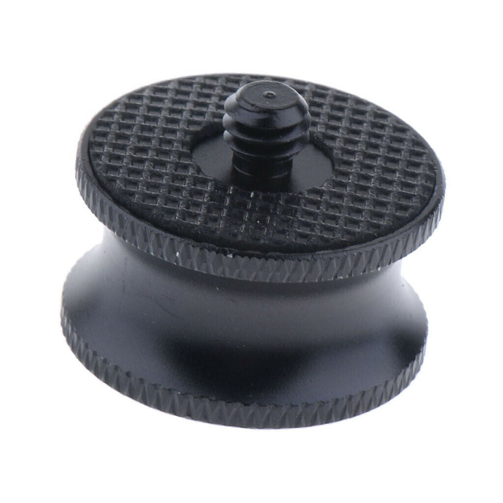 1/4" Male to 3/8" Female Adapter Converter for Tripod Monopod Camera Black