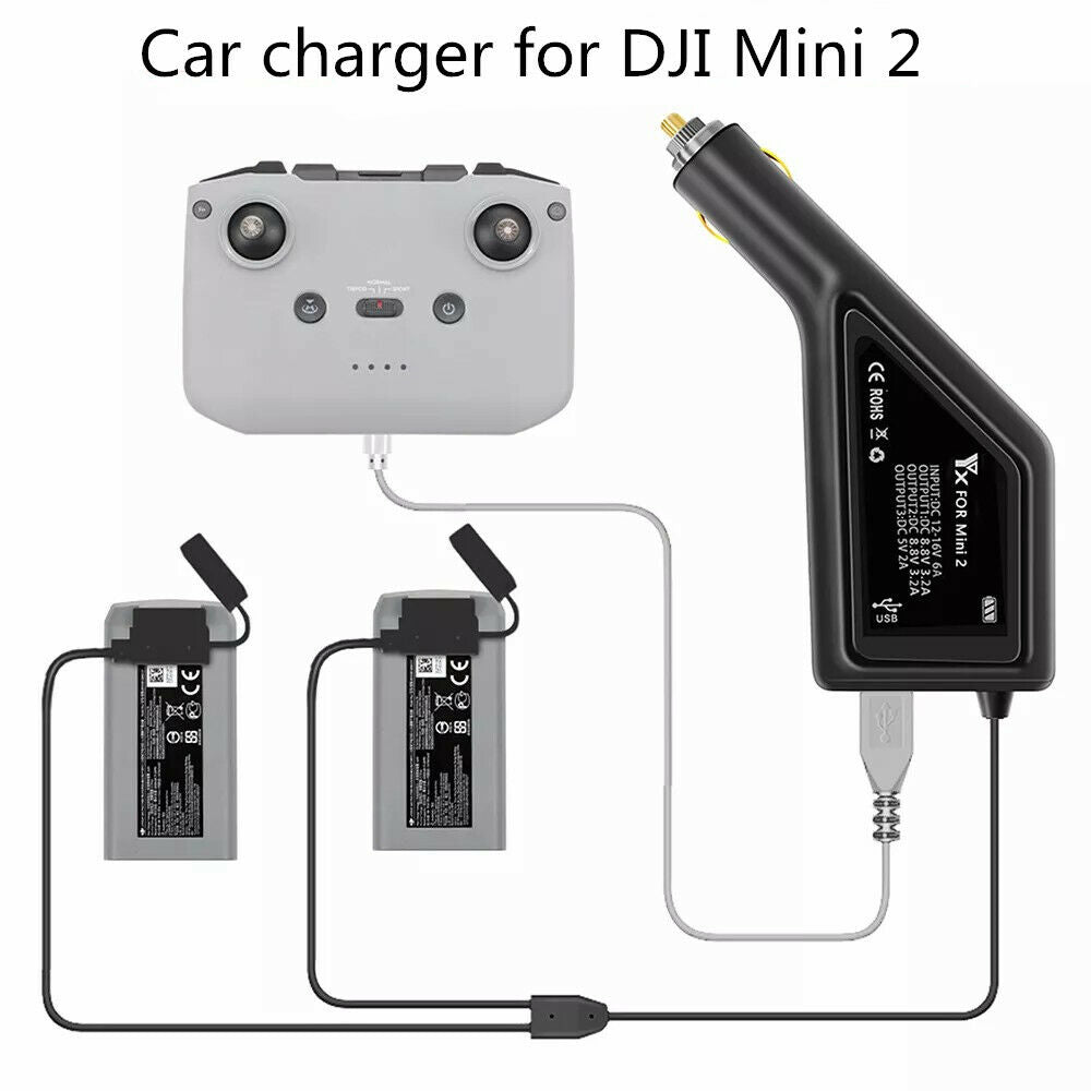 For DJI Mavic Mini 2 Drone Battery &Remote Control Car Charger Replacement