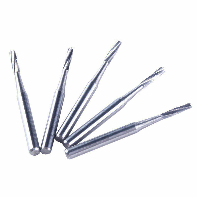 5 boxes Dental High Handpiece Burs FG557 Fissure Cylinderical Tungsten steel New