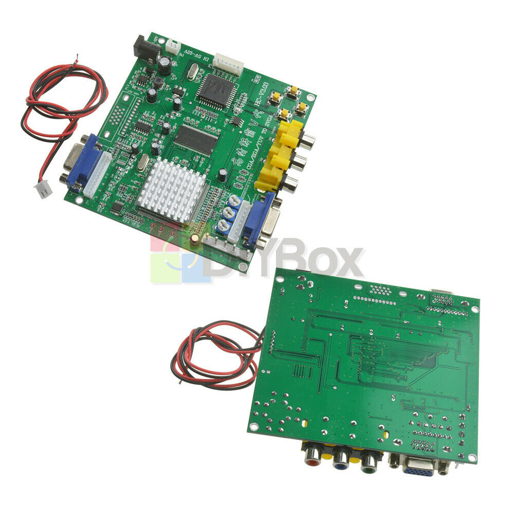 Arcade Game RGB/CGA/EGA/YUV to VGA HD Video Converter Board HD9800/GBS8200 DIY