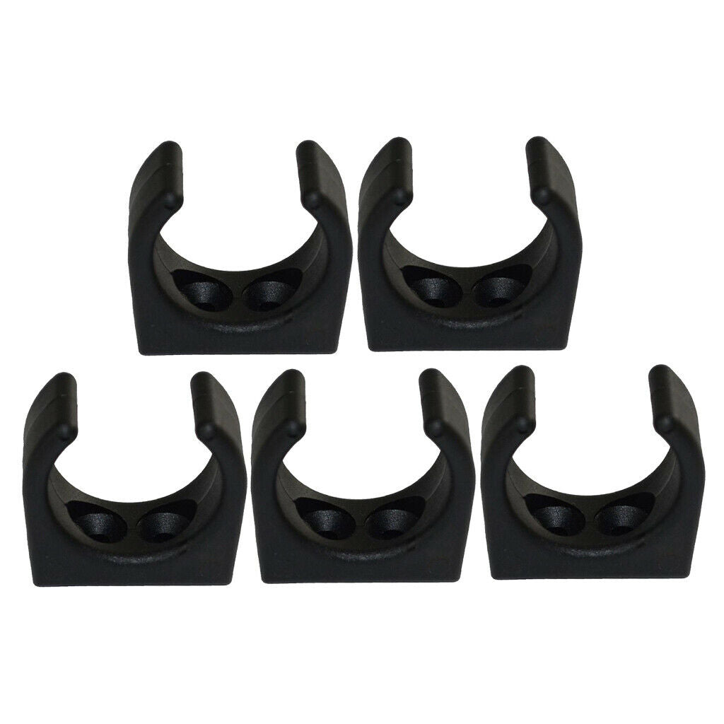 5pcs  Boat Marine Hook Clips Boat Hook Push Pole Clips 32mm Dutrable Boat