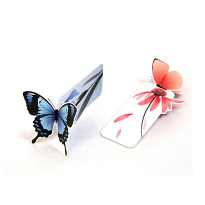 2X Creative Various Style Butterfly Bookmark Note Pad Memo Stationery Gif.l8