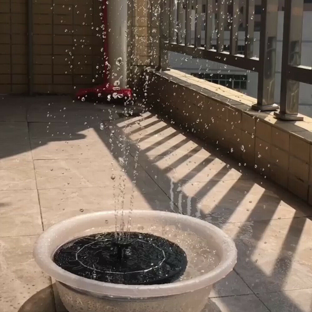 Solar Fountain Pump with Colorful LED Light Solar Powered Water Fountain PuU169