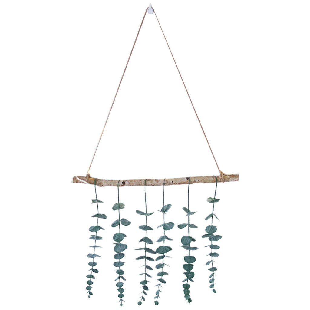 Eucalyptus Leaves Wall Hanging Decor Vine Plant Boho Home Wedding Decoration