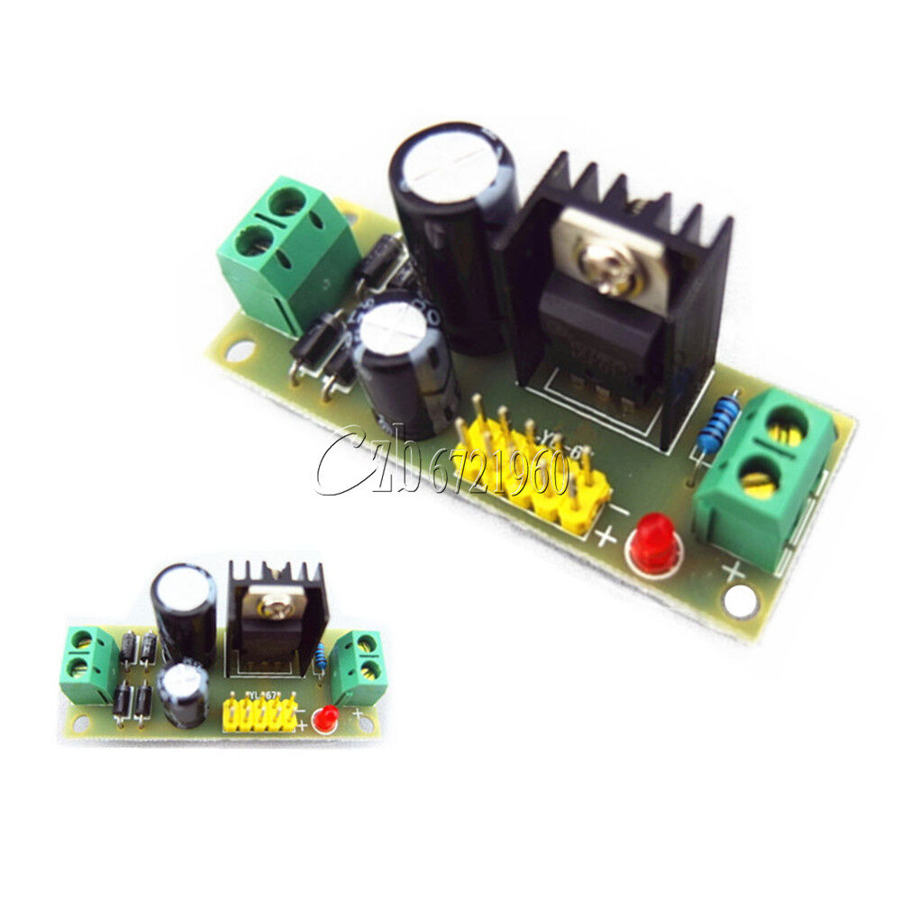 2pcs L7805 LM7805 Step Down Converter 7.5V-35V to 5V Regulator Power Module