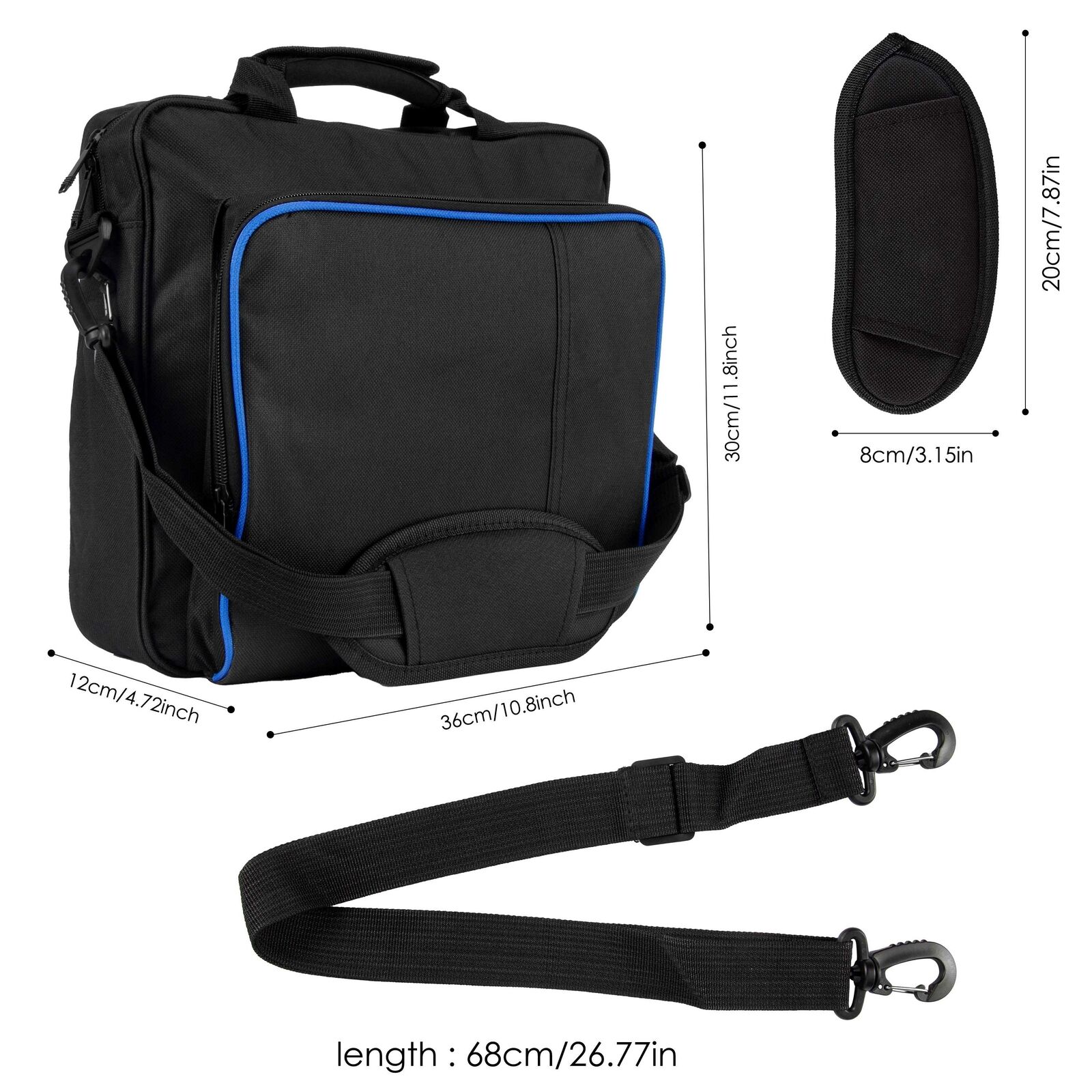 Multi-function Travel Carry Case Storage Carrying Bag For PlayStation 4 PS4