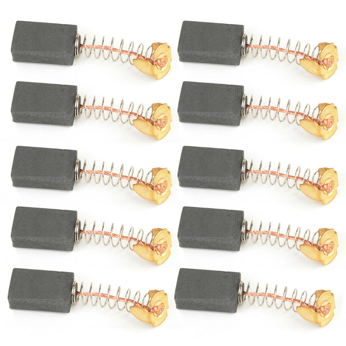 10pcs 6*12*20mm Universal Motor Carbon Brushes For Generic Electric Tool Set