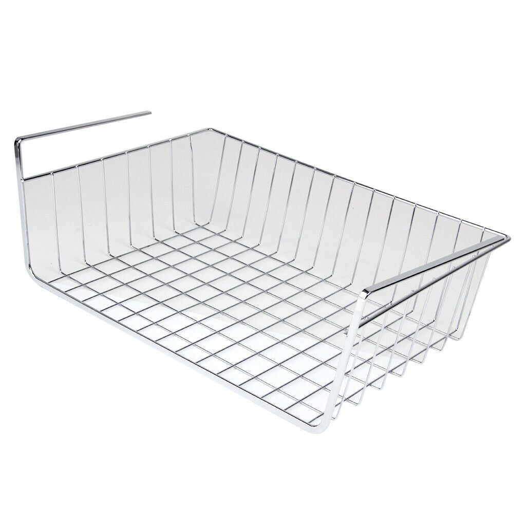 2pcs Hanging Basket Cabinet Basket Wardrobe Basket Rack, 40 X 26 X 15cm