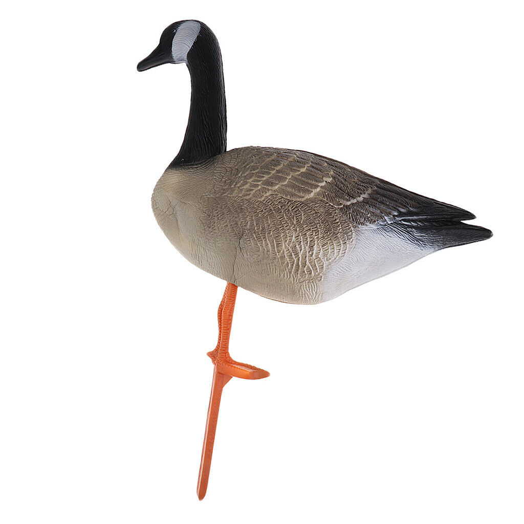 Full Body Goose Hunting Decoy Lawn Ornaments Garden Decors Standing Goose