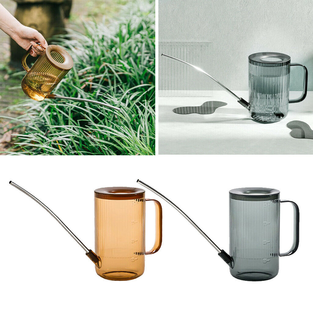2x Watering Can 1Litre Small Watering Pot Garden Bonsai Plants Flowers