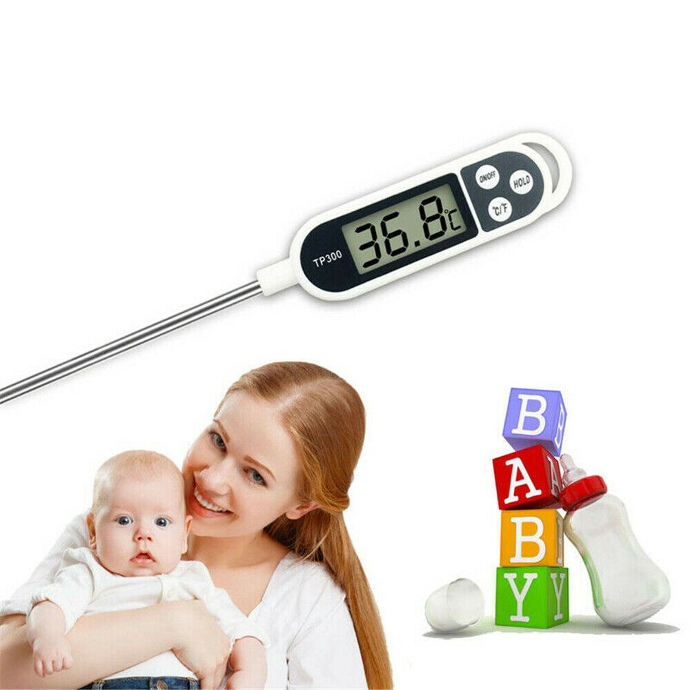 Digital Kitchen Thermometer For BBQ Food Cooking Probe Water Milk Meat Tools