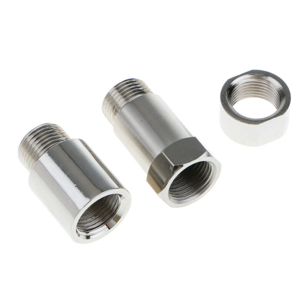 1 Set O2 Sensor Angled Extender Spacer 90 Degree 02 Bung Extension M18X1.5