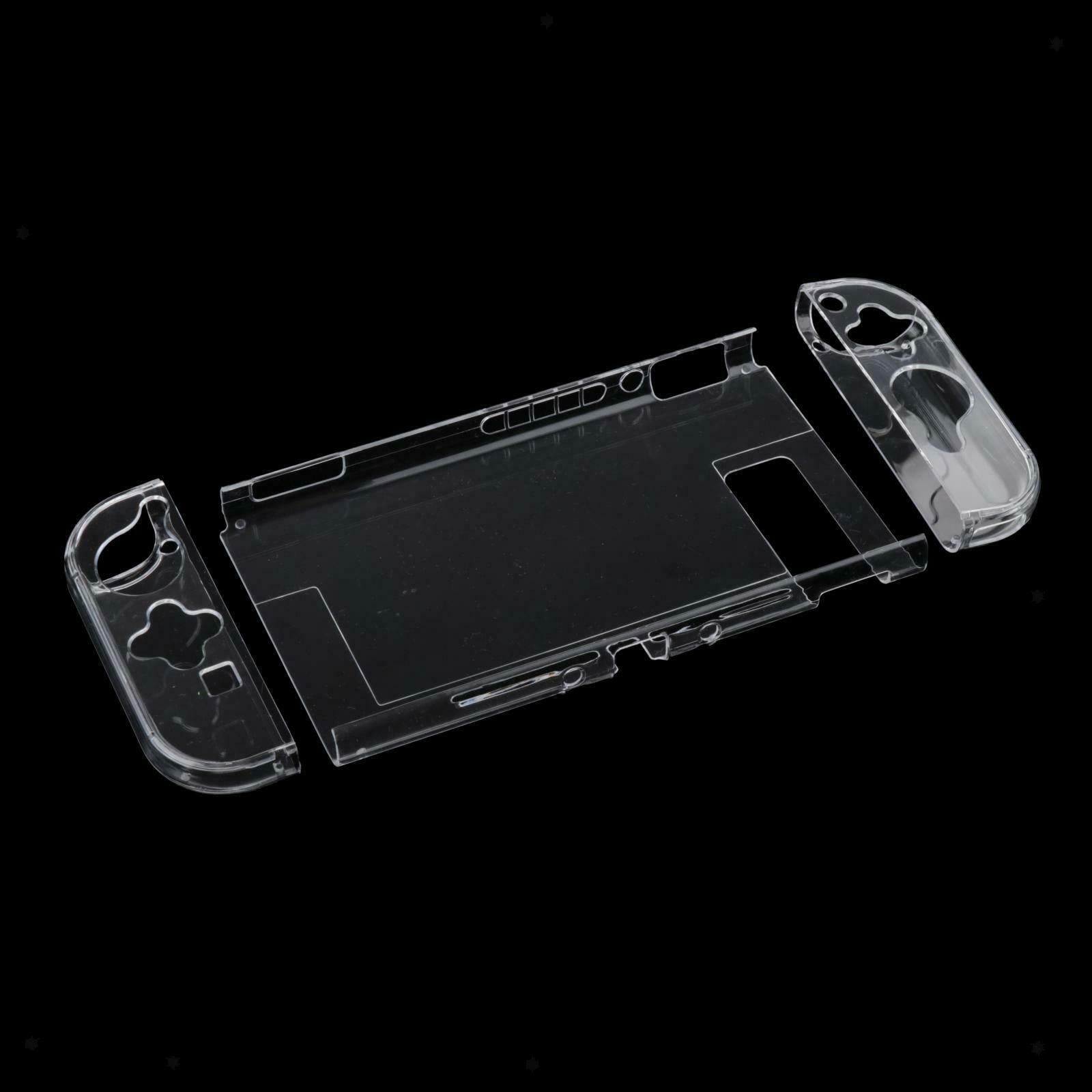 Dockable Carrying Case Bag for Nintendo Switch Clear Case Protector Black