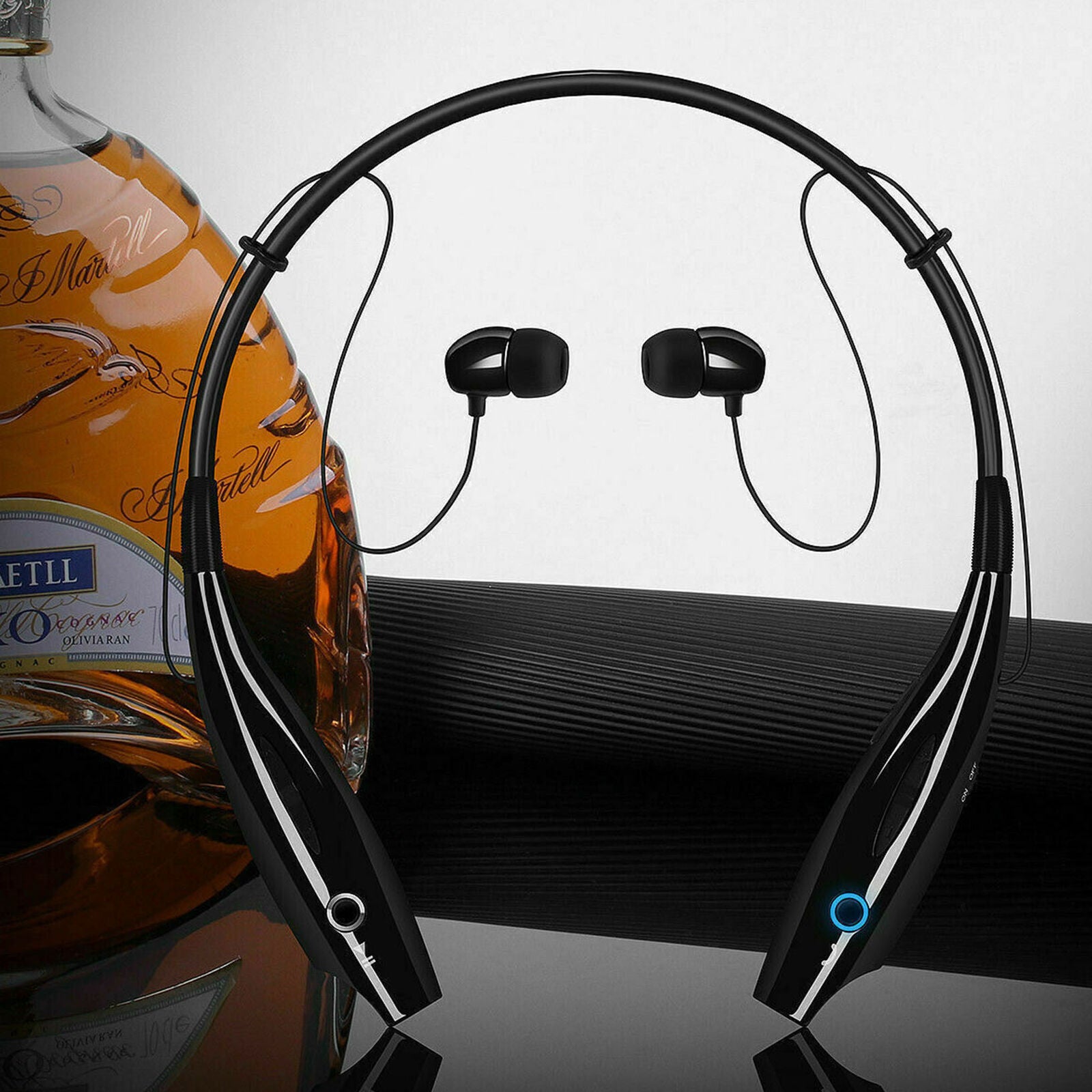 Wireless Bluetooth Headphones Headsets Earphone Neckband Earbuds With Mic