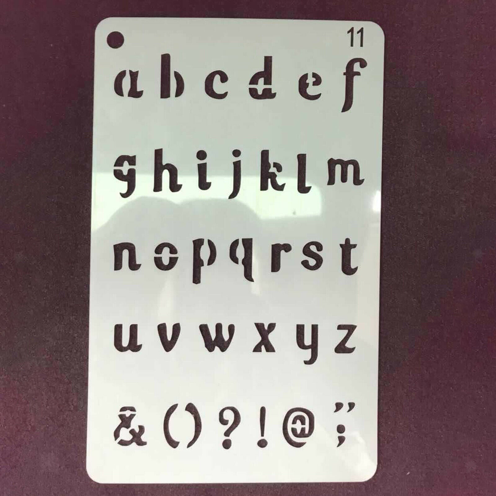 12x5x8 Inch Letter And Number Templates for Journal Diary 5 "x 8" 5x8