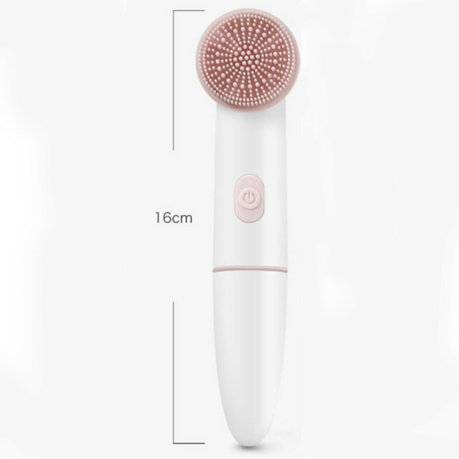 2 in 1 Electric Facial Cleansing Brush Battery Waterproof Massaging Portable