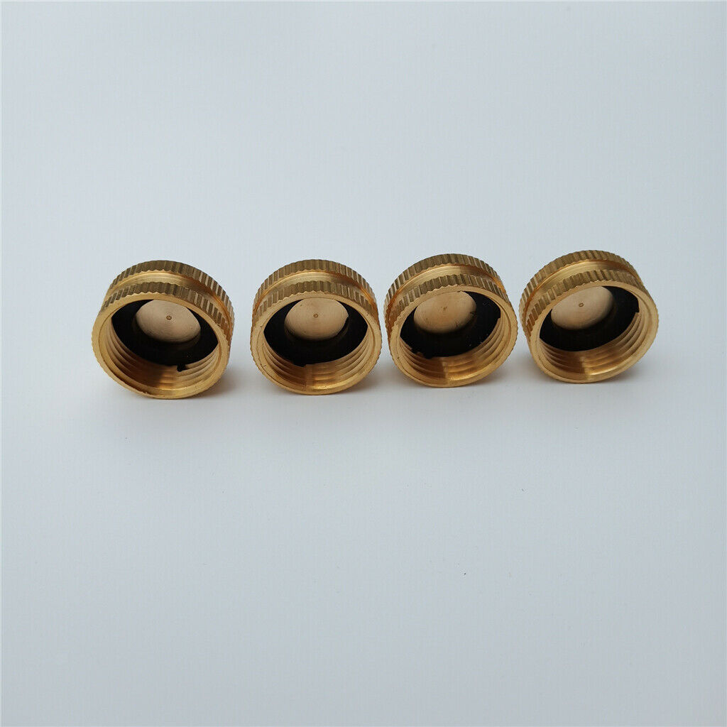8-Packs Brass Female Garden Hose End   with Washers
