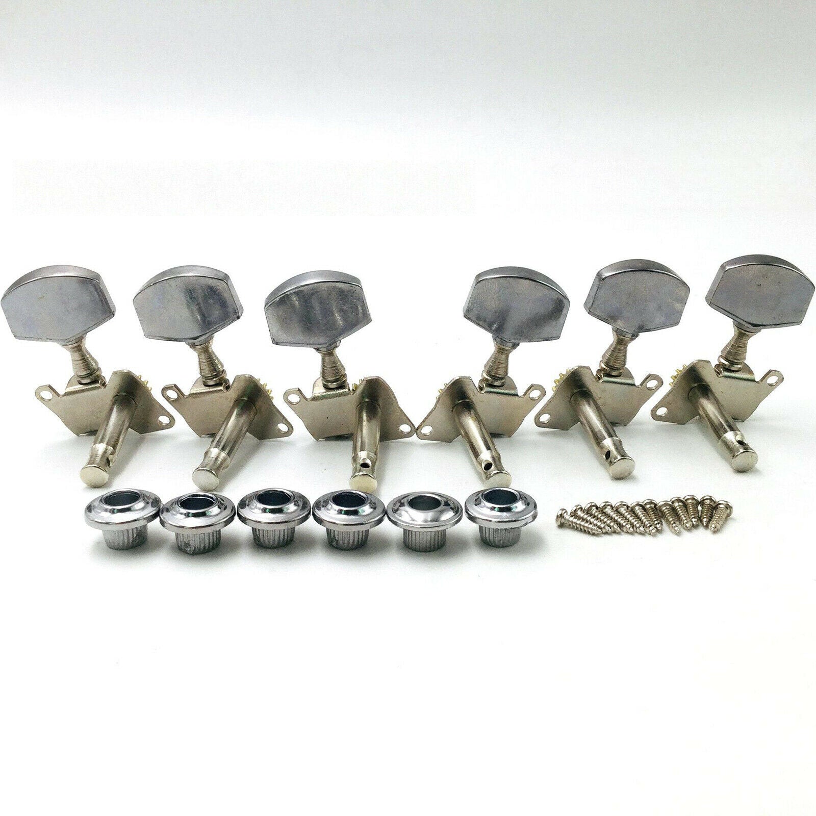 Guitar Tuning Keys Pegs Open Gear Machine Heads Square Head Fine Finish Accs