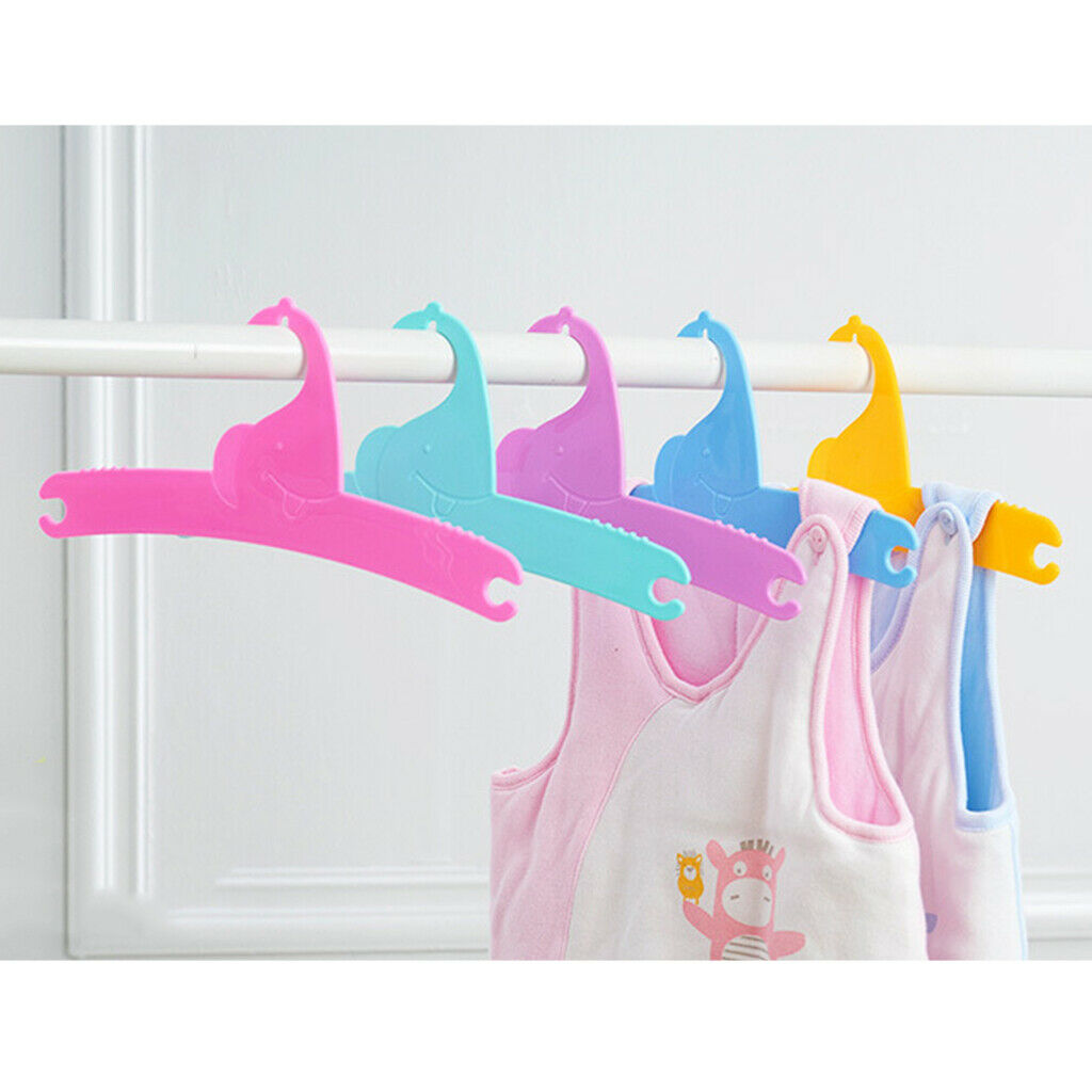 Plastic Children Clothes Hangers Choices Kids Children Shirt Skirt Green
