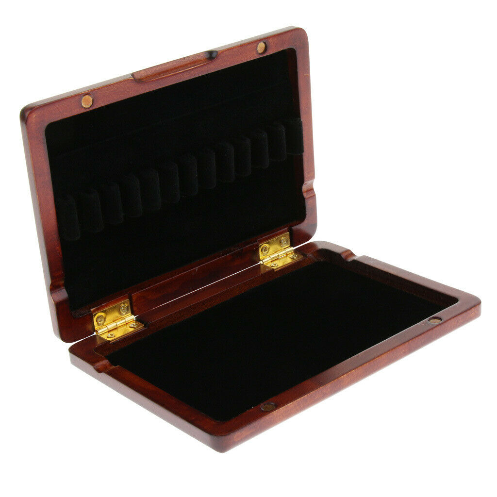 Wood Oboe Reed Storage Case Box for 12 Reeds Woodwind Instrument Parts