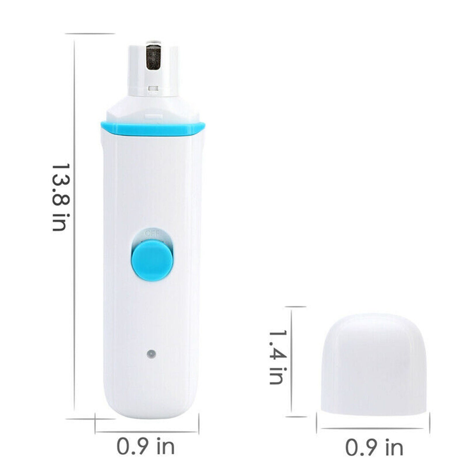 Electric Dog Cat Pet Claw Toe Nail Trimmer Tool Care Grooming Grinder Clipper AU