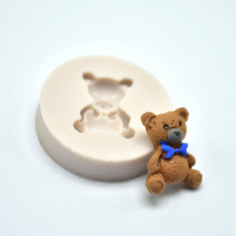 1pcs Bear Silicone Mold Mini Fondant Mold Cake Decorating Tools Chocolate MY1