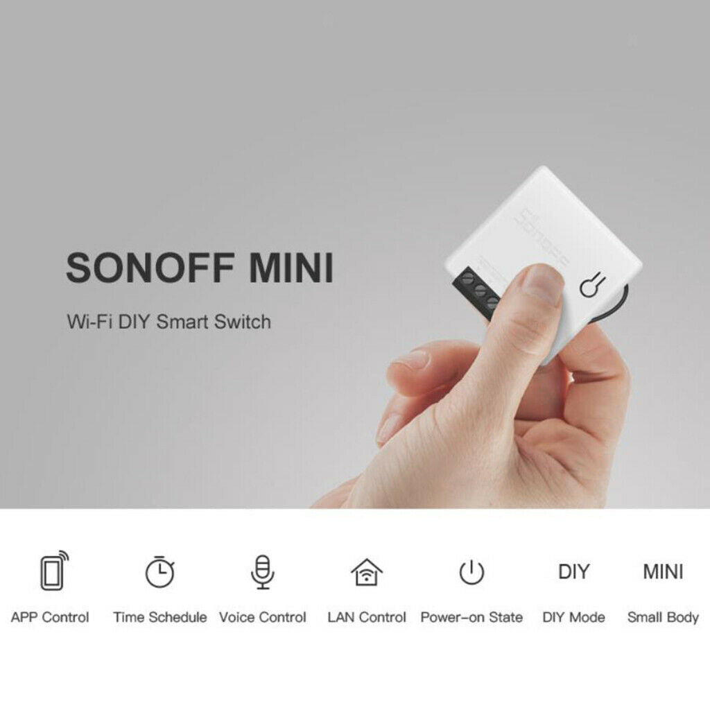 Mini APP Remote Control Smart Switches 50/60Hz 10A For Home Appliances